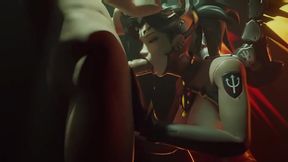 Intense Threesome With Busty MILFs Fucking Stepdad And Husband Simultaneously