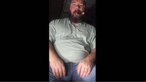 Just havin a cigar in the shop during a thunder storm