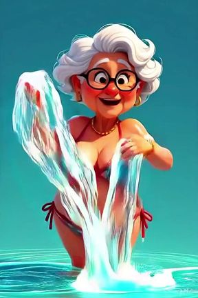Granny Animation Sticky Mess