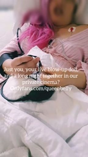 Doctor, make me big! It's my heart, OK? Extreme belly inflation