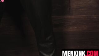 BBC daddy Sean Xavier endures Vander Pulaskis relentless edging bondage