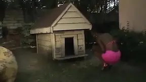 We like to do it in the woods