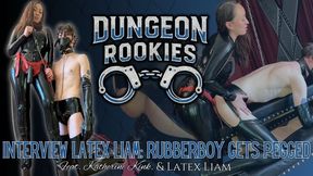 Dungeon Rookies Interview: Latex Liam Gets Pegged