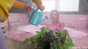 ”Shemale boss having squirting sex with Christy Love”