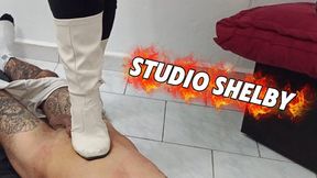 STOMPING AND JUMPING on my neighbor's chest and penis. - cook trampling - Slave Training - Atenna Shelby bbw
