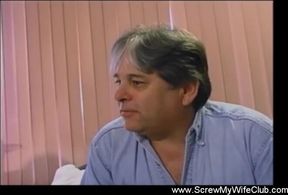 Husband Watches as His Wife Enjoys a Threesome with Another Man