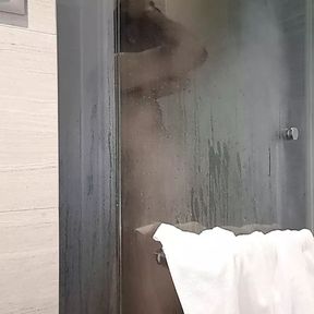 Shower recording from outside