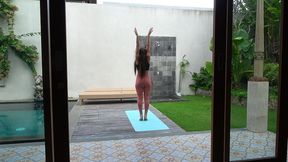 a guy with a huge dick fucked his stepsister after yoga while parents are not at home