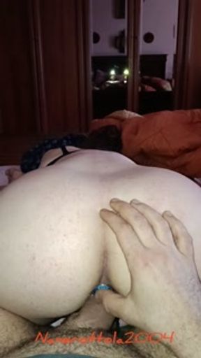 Mr.Brega plugs my asshole wide