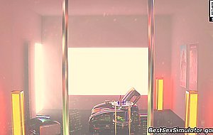 Big tits futanari masturbation time