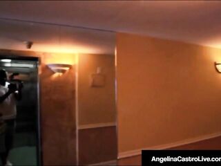 Curvy Cuban Angelina Castro Is Twat Pounded On Hotel Roof!