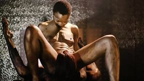 Artsy lesbian body paint with Alexis Fawx, Ana Foxxx