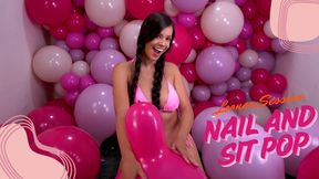 Lily Pink Balloon Destruction – Sweet, Playful, and Wild