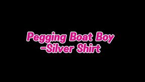 Pegging Boat Boy Silver Shirt