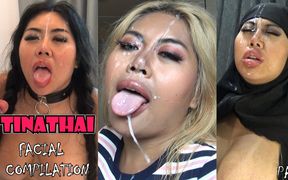 Tinathai facial compilation part 4