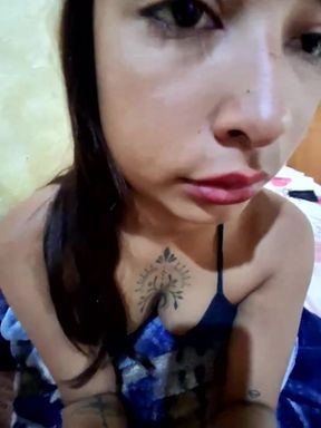 Asian Babe Blows Big Cock POV