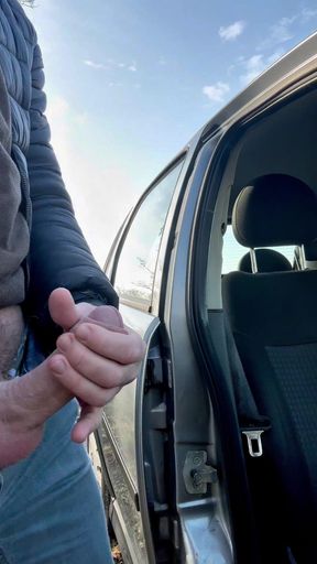 Handjob Break by the Roadside