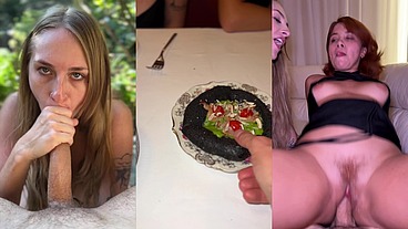Angel Young & Marina Gold Share a Big Hard Dick in Milan
