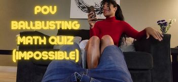 POV Ballbusting Math Quiz (IMPOSSIBLE)