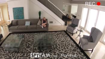 Jane Wilde's Step Dad Surprise: Petite Pigtails and Big Cock Action
