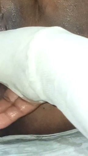 Boy friend shaved mallu girl's hairy pussy and eating her pussy then had a quicky   Clip 1