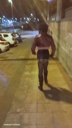 Taniax,walking around in mini skirt ,2026