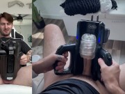 Trying out my XSpaceCup Auto-Stroker for the first time.