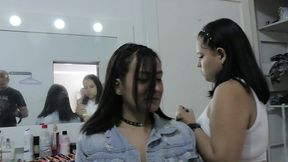 behind the scenes. lia ponce, alexa lewis, mila garcia, daniela ortiz. ltp074