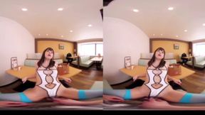 Embarrassed VR Sex at Diner - Boobs Revealed for Raw Creampie Adventure