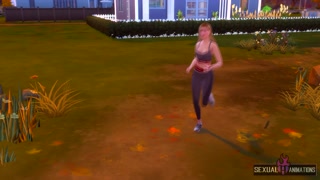 Paying Athlete to Have Lesbian Sex in Public - Sexual Hot Animations