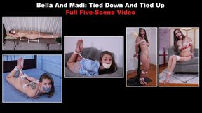 Bella And Madi: Tied Down And Tied Up - FULL FIVE-SCENE VIDEO! 4K Video Version