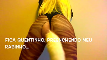 Paula CDzinha - Mulher Gato - Rabo Branco - Plug Anal