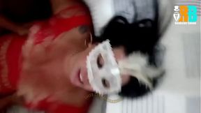 Hot Brazilian wife gets gangbanged with double penetration by BBC