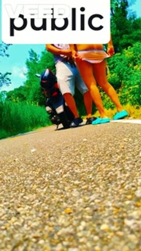 PUBLIC SOLO FEMALE PARK BIKER FEMALE JAMAICA ISLAND GIRLS