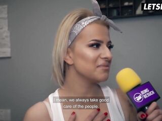 Dana Jayn Sucks and Screws German Amateur in Front of Camera - LETSDOEIT