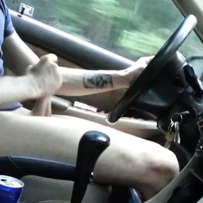 Jerking Off In The Car