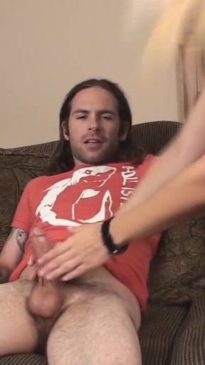 Charlee Chase Wanking Kyle's Cock