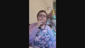 BEARDED LADY TOMBOY CIGARETTE SMOKING