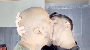 KISSING MY SATURDAY VISIT WITH EXTREME HORNITION - BY GLAUBER FOSTER AND JAMAL SANGENT - CLIP 2