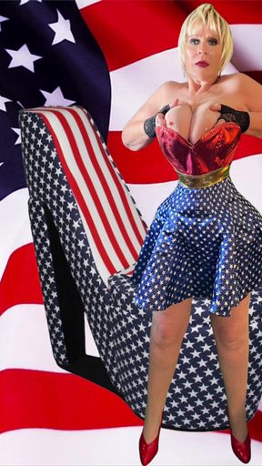 Granny America: Superior Cock Sucking Patriotic Slut 123024CAMS45M   Clip 3