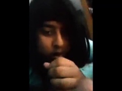 Sucking off a guy I hooked up with