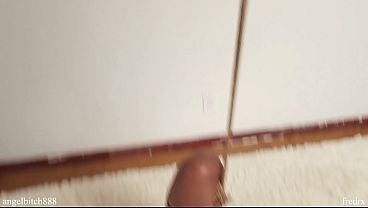 angel tied and played with