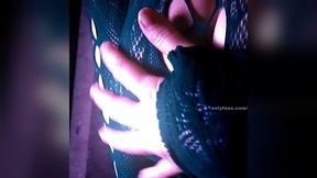 Blonde MILF massages and masturbates with big tits in ASMR video