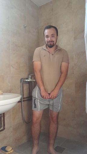 Romanian gay man Daeros is approached by his neighbour and he take it.