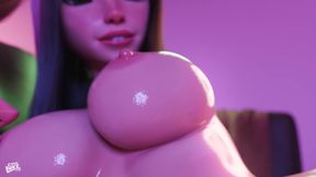He fucked me while sucking on my breast -  Animation [GoodLuke]