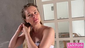 Exhibitionist couple getting kinky and fucking outdoor