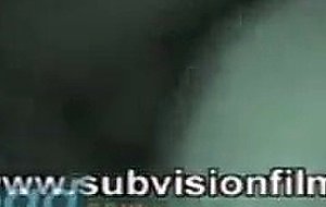 Car accident while girl is blowing guy inside