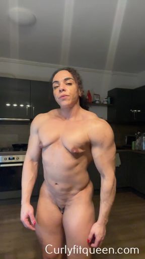 Hope you're not afraid of a blonde lady who can lift