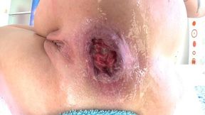 Dollie Darko was smashed hard in her XXX ass with creampie by dick