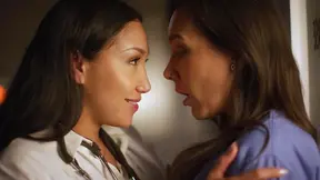 Hot Lesbians Sinn Sage & Vicki Chase Get Sensual Fingering Action Together